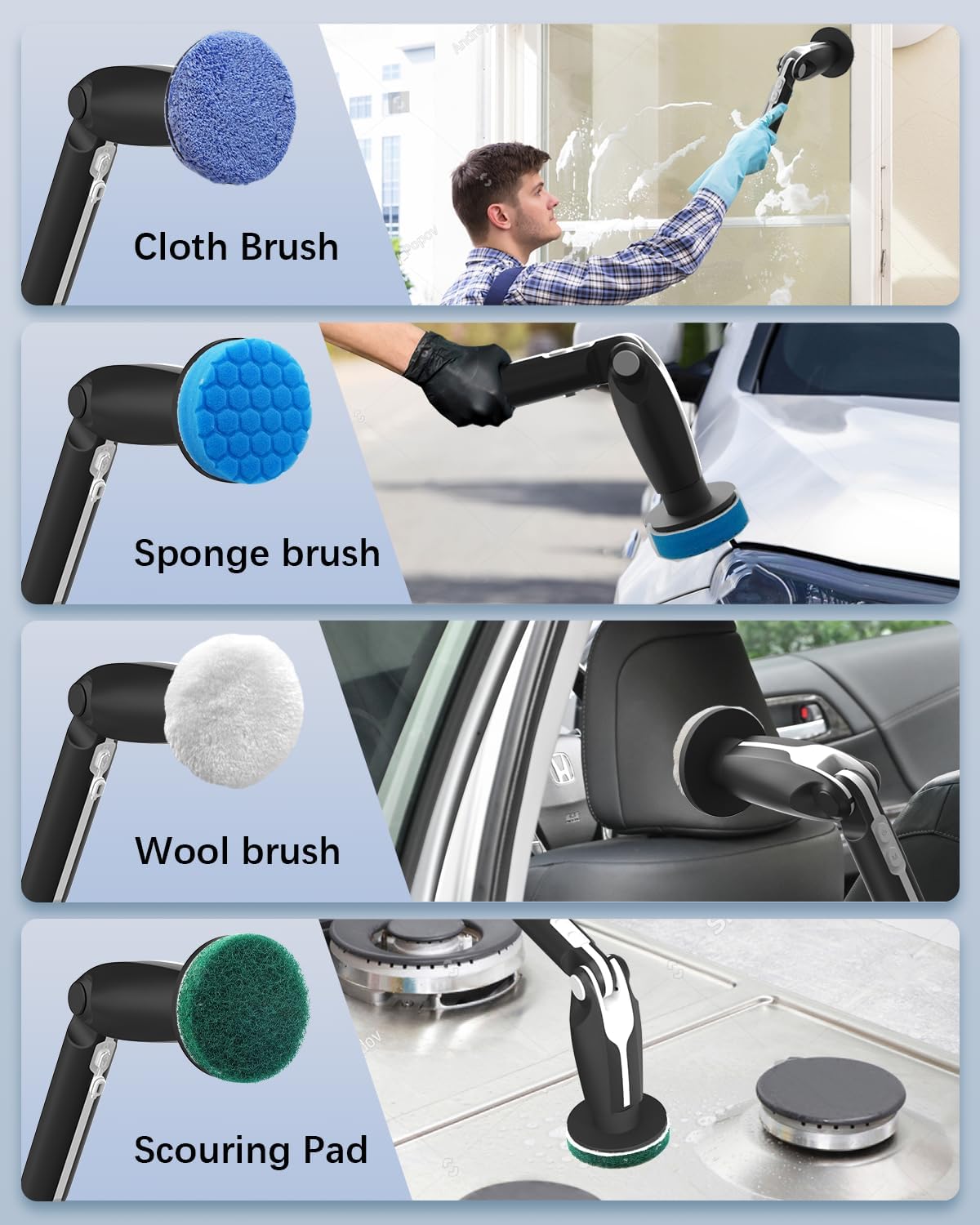 Effortless Clean Electric Scrubber™