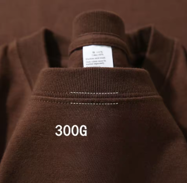 Heavy weight cotton short sleeved T-shirt summer round neck loose